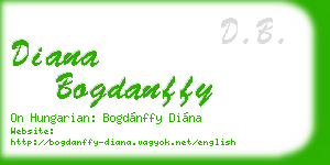 diana bogdanffy business card