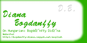 diana bogdanffy business card